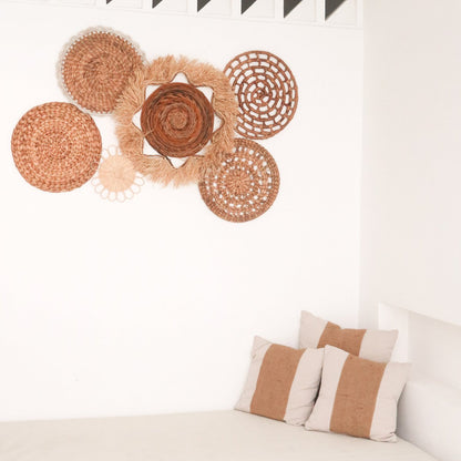 Tropische wanddecoratieset 6 gemengde stukken