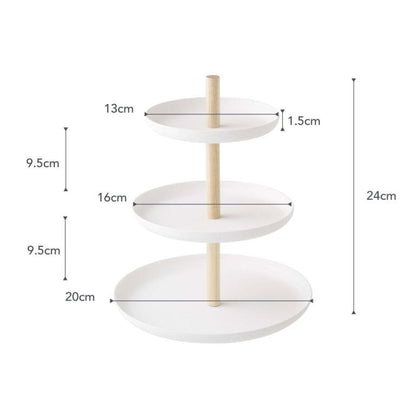 Yamazaki |  etagère 3 niveaus | Wit