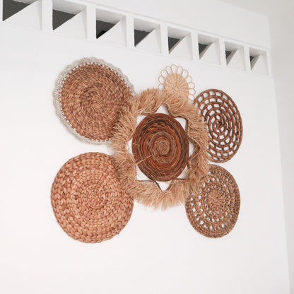 Tropische wanddecoratieset 6 gemengde stukken