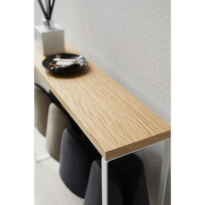 Yamazaki | Houten bovenblad | slipper rek | Wit